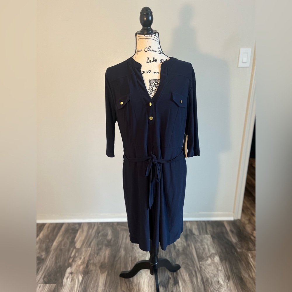 Navy Blue Dress